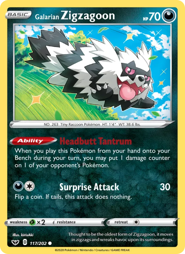 Galarian Zigzagoon 117/202