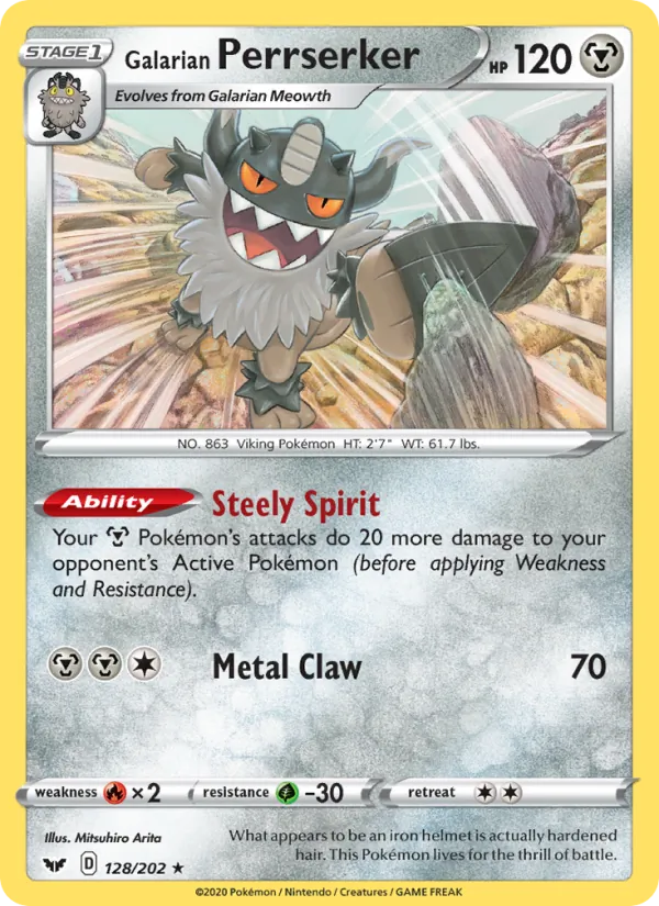 Galarian Perrserker 128/202
