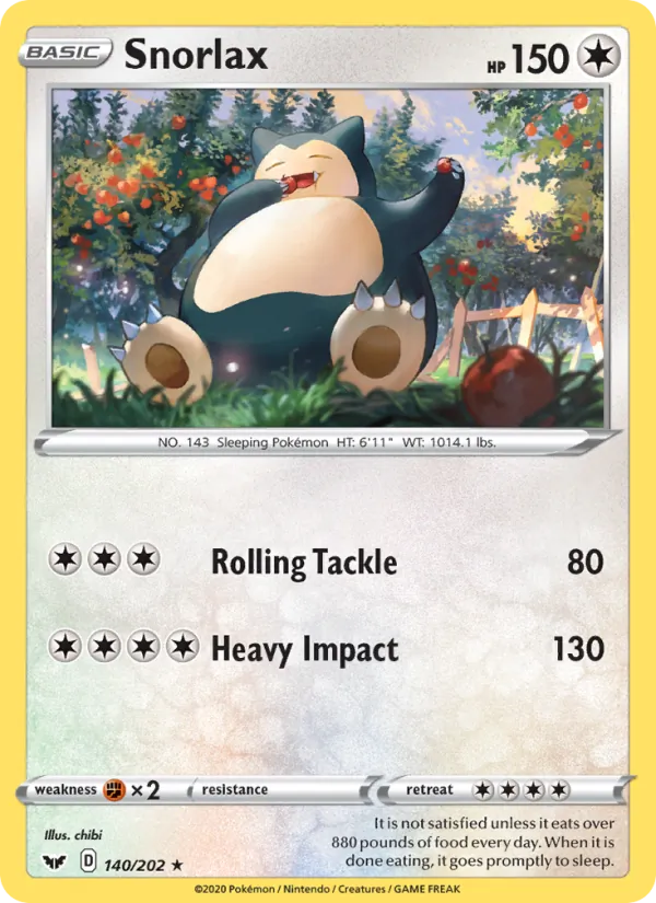 Snorlax 140/202