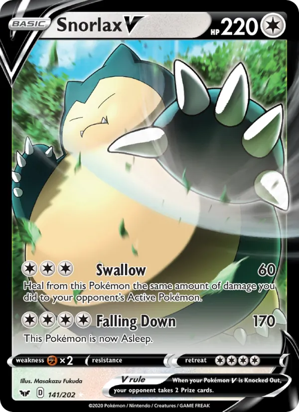 Snorlax V 141/202