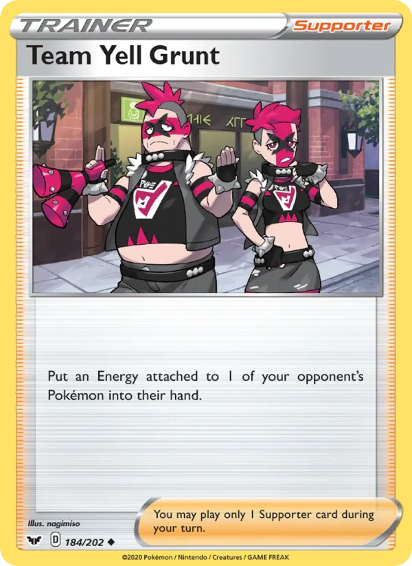 Team Yell Grunt 184/202