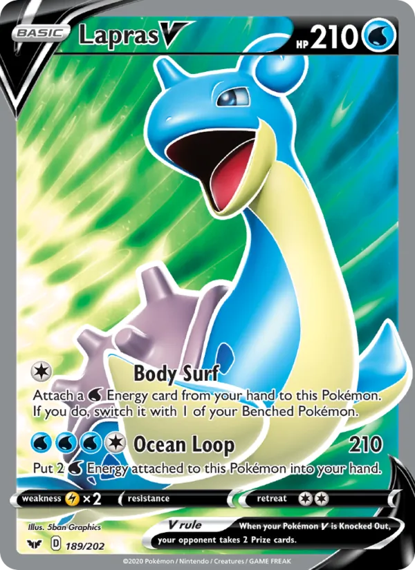 Lapras V 189/202