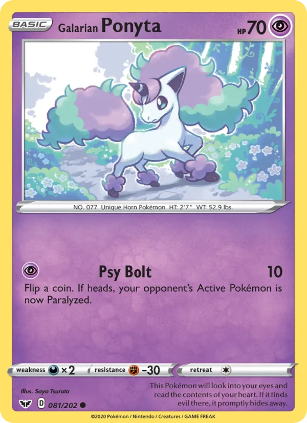Galarian Ponyta 81/202