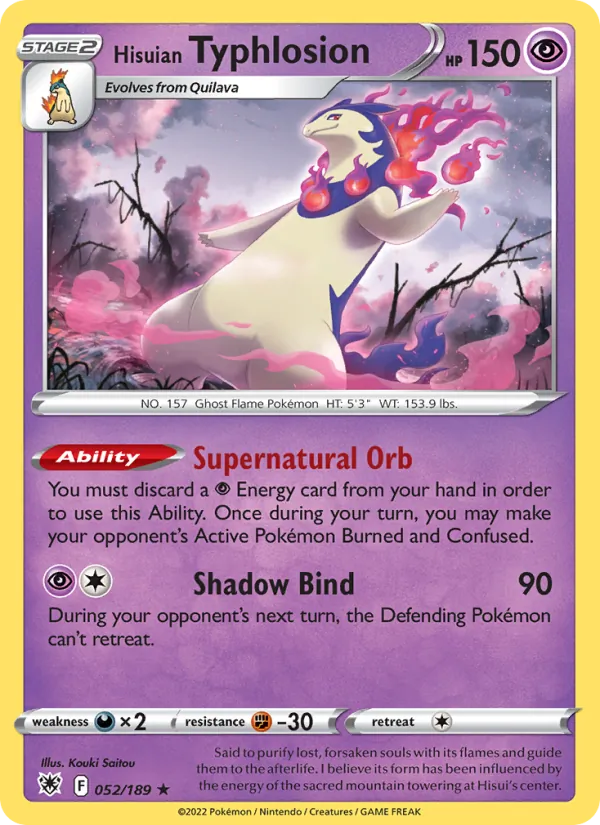 Hisuian Typhlosion 052/189