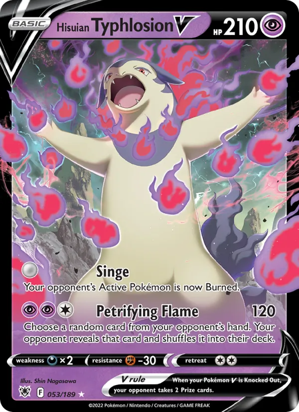 Hisuian Typhlosion V 053/189