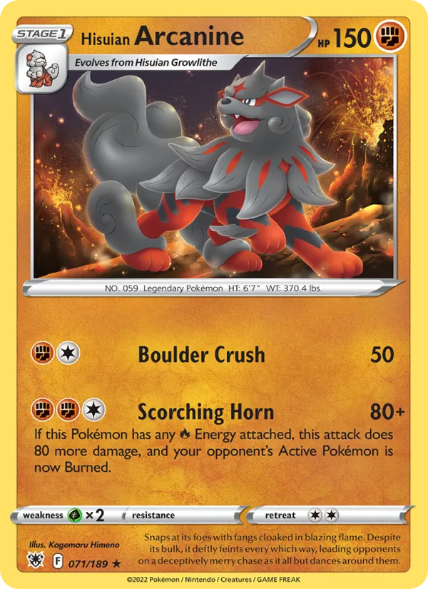 Hisuian Arcanine 071/189