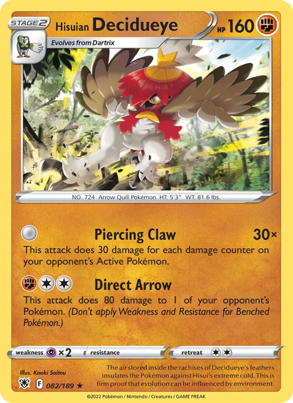 Hisuian Decidueye 082/189