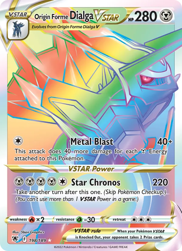 Origin Forme Dialga VSTAR 198/189