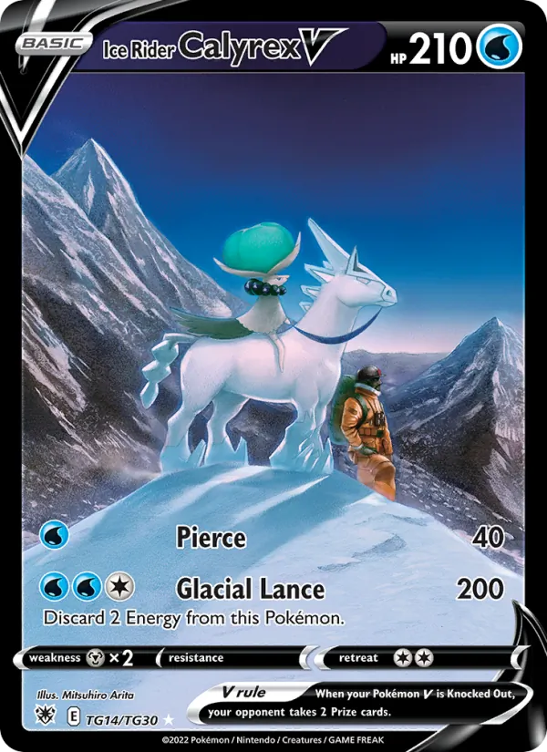Ice Rider Calyrex V TG14/189