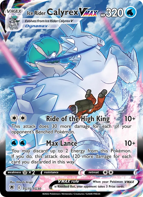 Ice Rider Calyrex VMAX TG15/189