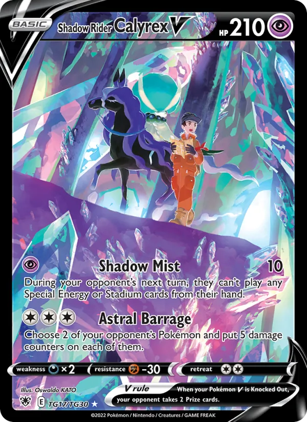 Shadow Rider Calyrex V TG17/189