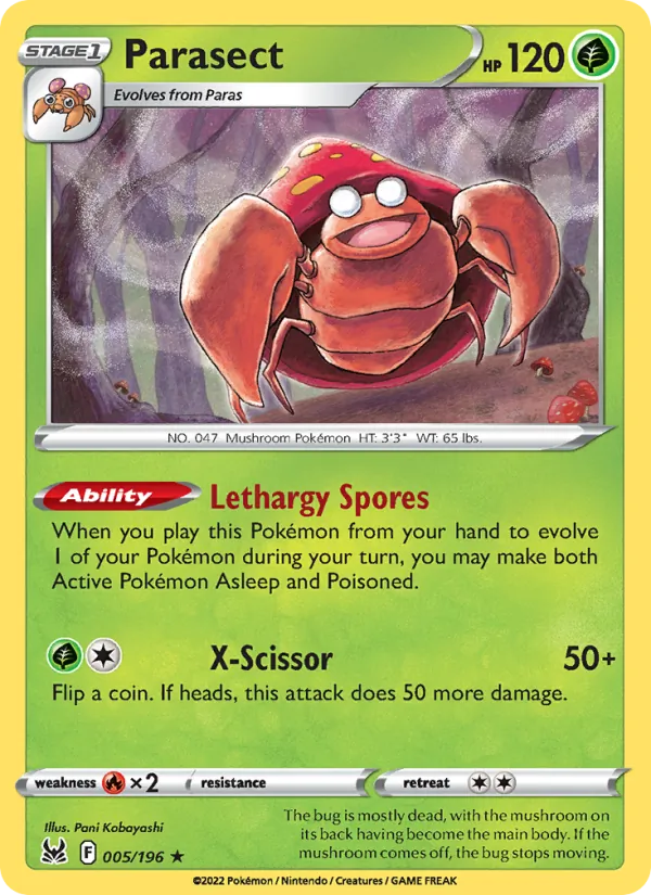 Parasect 005/196