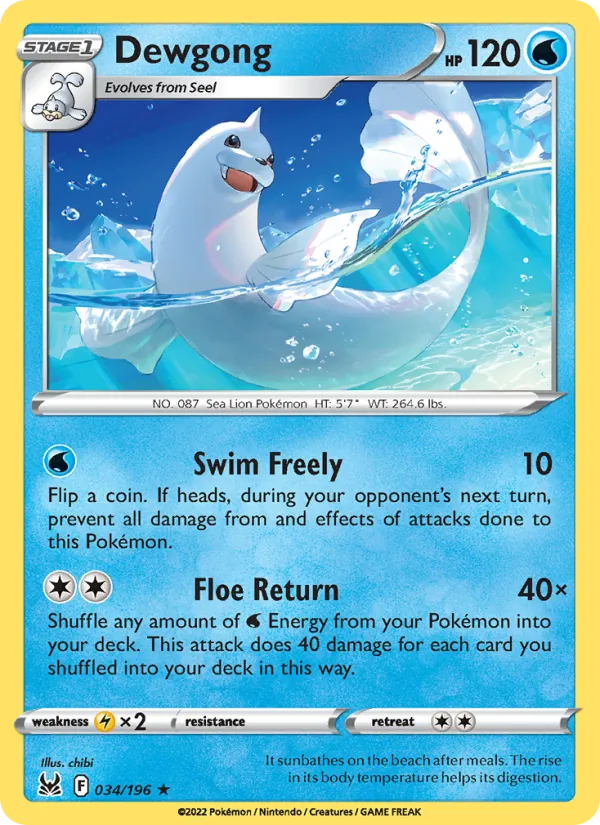 Dewgong 034/196