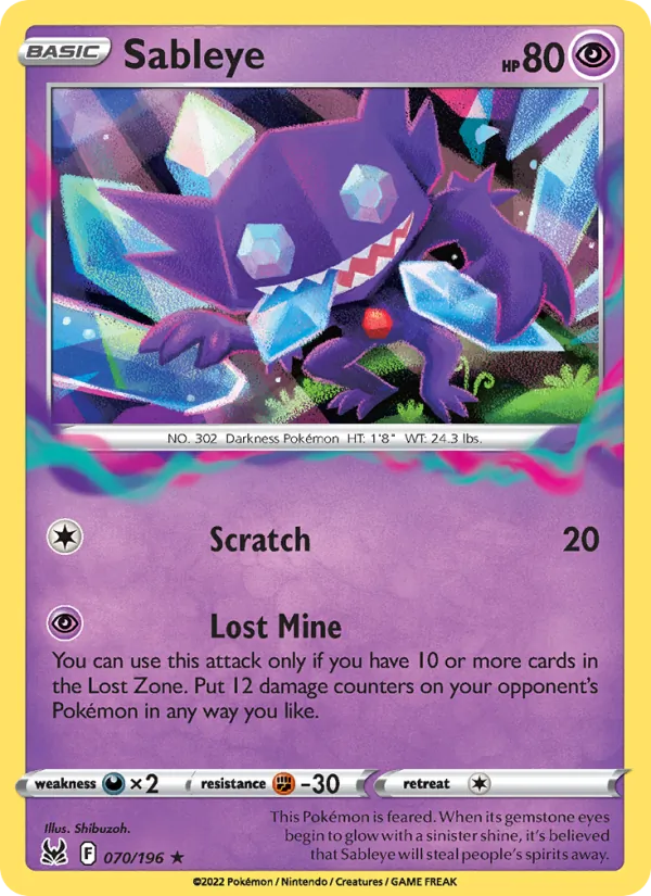 Sableye 070/196