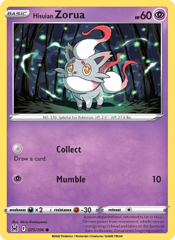 Hisuian Zorua 075/196