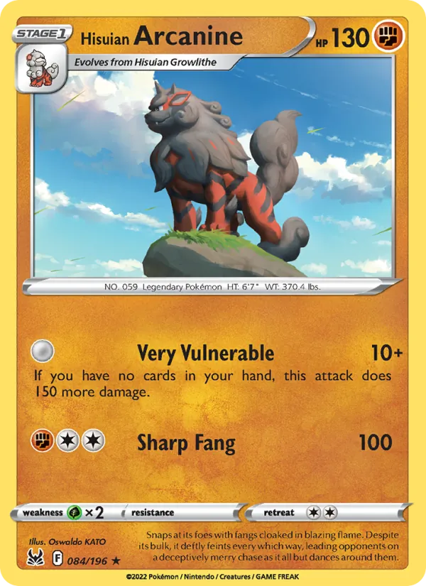 Hisuian Arcanine 084/196