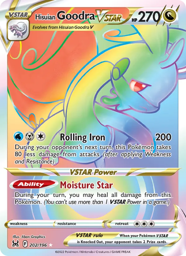 Hisuian Goodra VSTAR 202/196