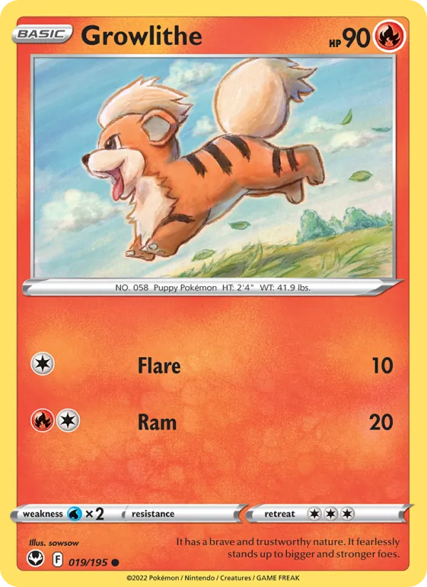 Growlithe 019/195