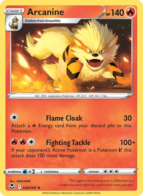 Arcanine 020/195