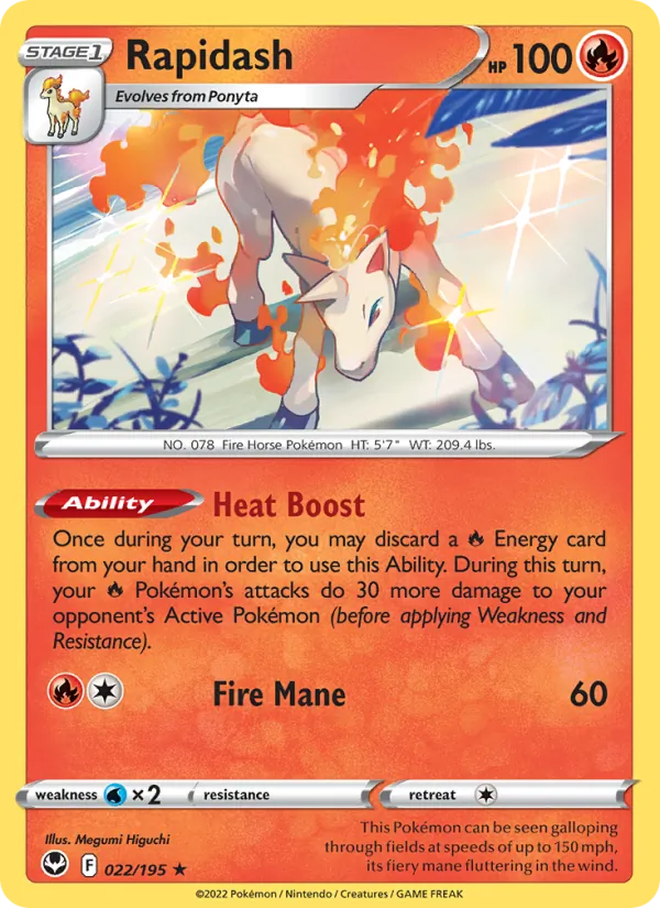 Rapidash 022/195