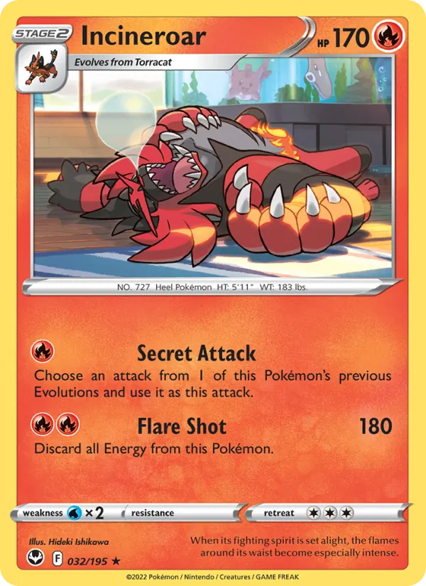Incineroar 032/195