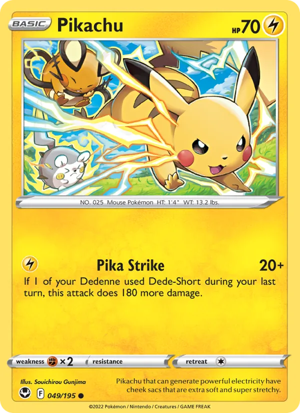 Pikachu 049/195