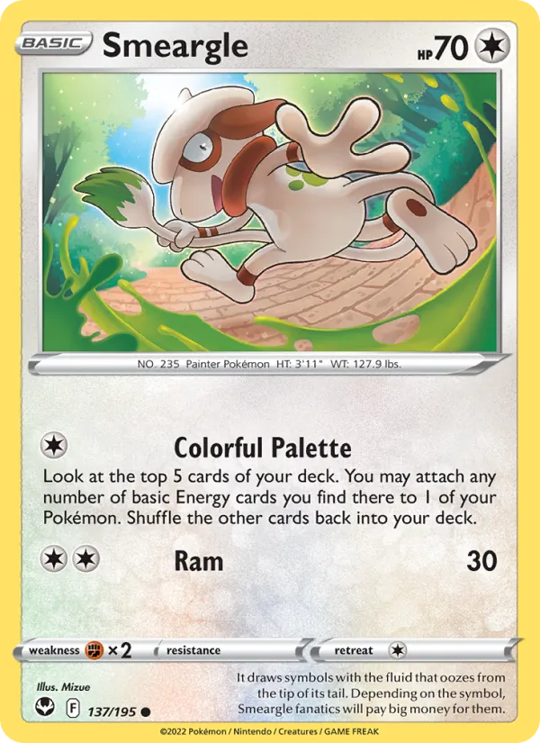 Smeargle 137/195