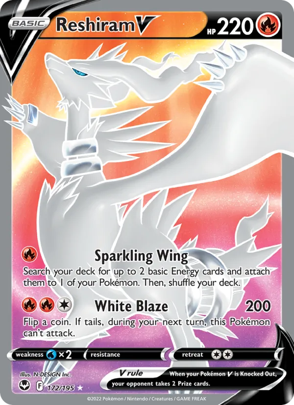 Reshiram V 172/195