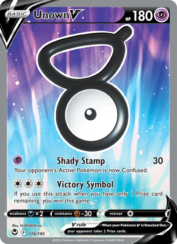 Unown V 176/195