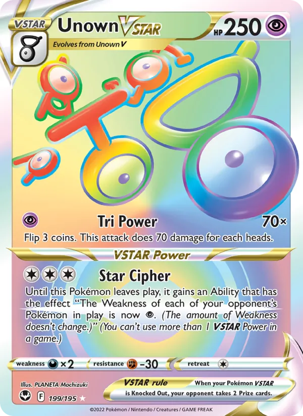 Unown VSTAR 199/195