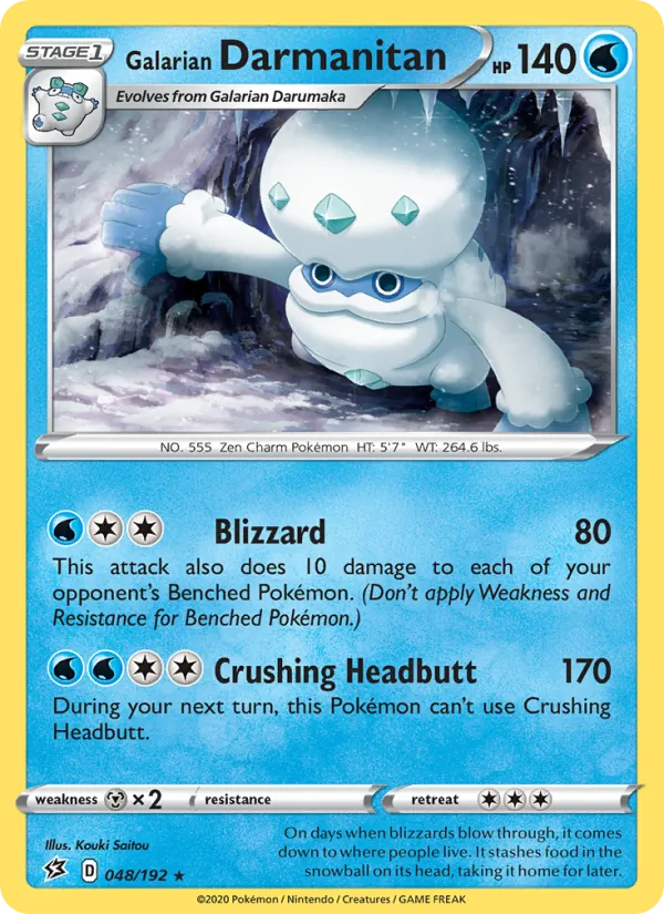 Galarian Darmanitan 48/192