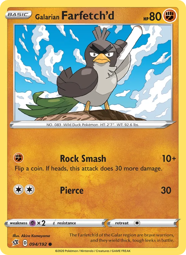 Galarian Farfetch'd 94/192