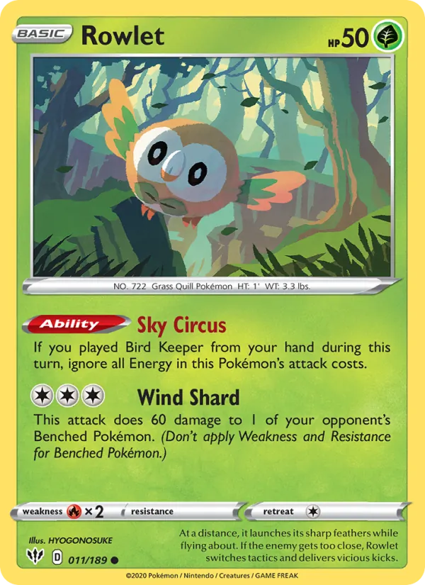 Rowlet 11/189