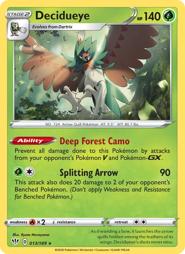 Decidueye 13/189