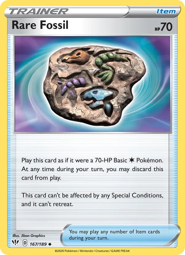 Rare Fossil 167/189