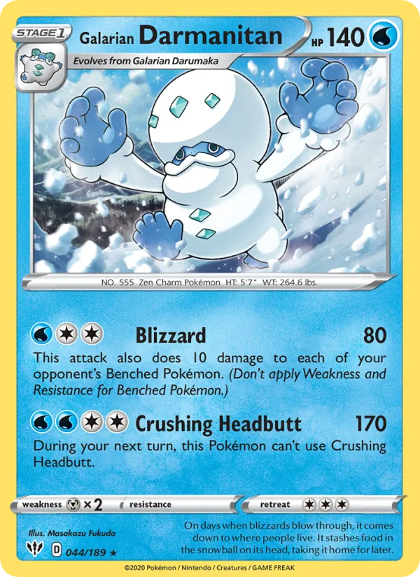 Galarian Darmanitan 44/189