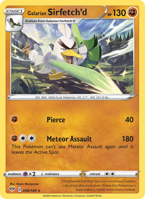 Galarian Sirfetch'd 98/189