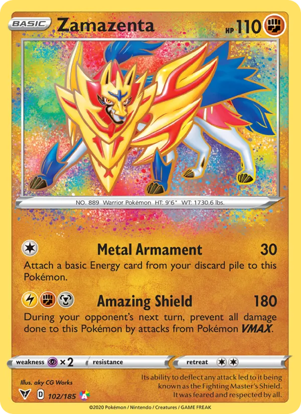 Zamazenta 102/185