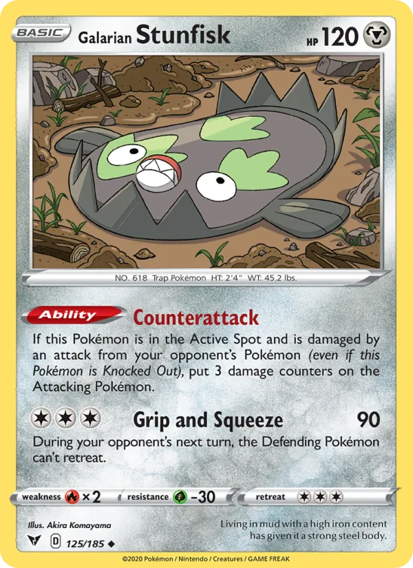 Galarian Stunfisk 125/185