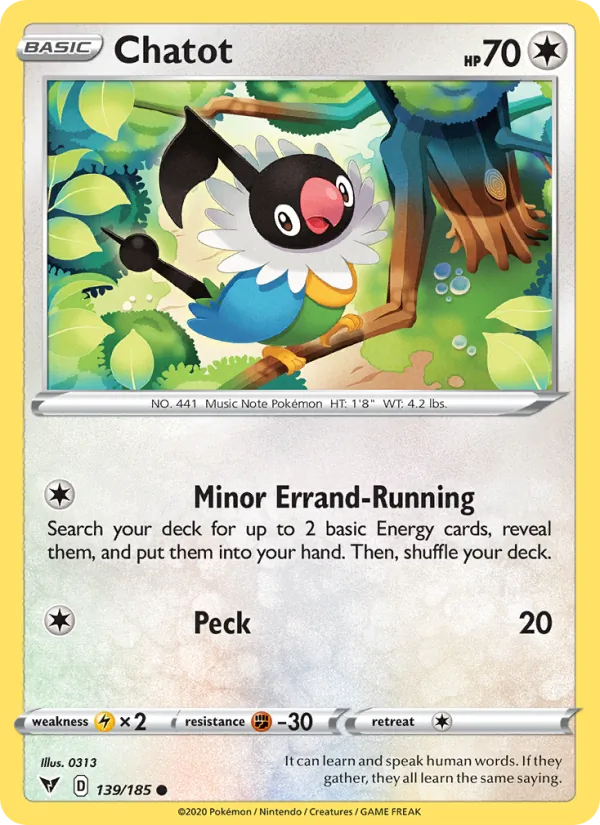 Chatot 139/185