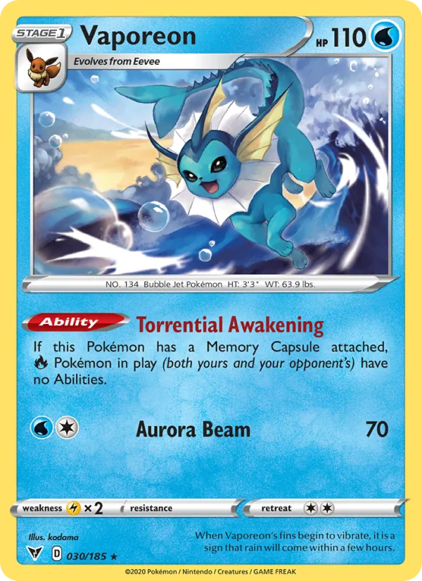 Vaporeon 30/185