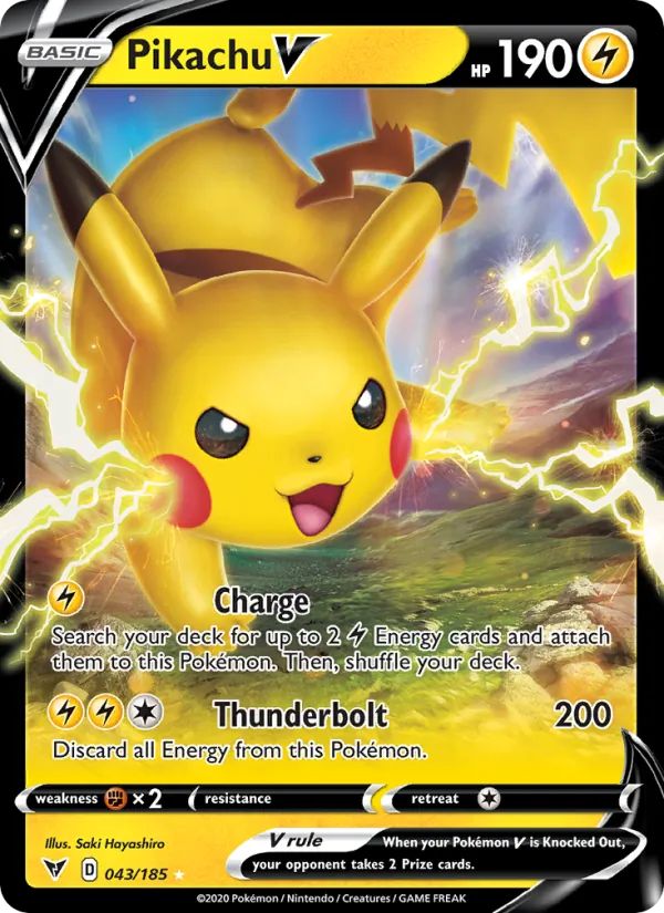 Pikachu V 43/185