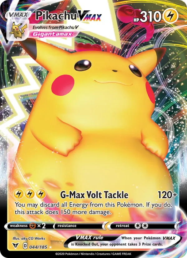 Pikachu VMAX 44/185