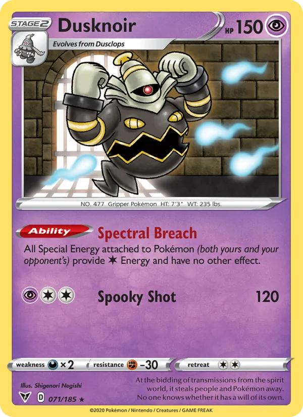 Dusknoir 71/185