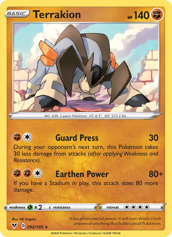 Terrakion 92/185