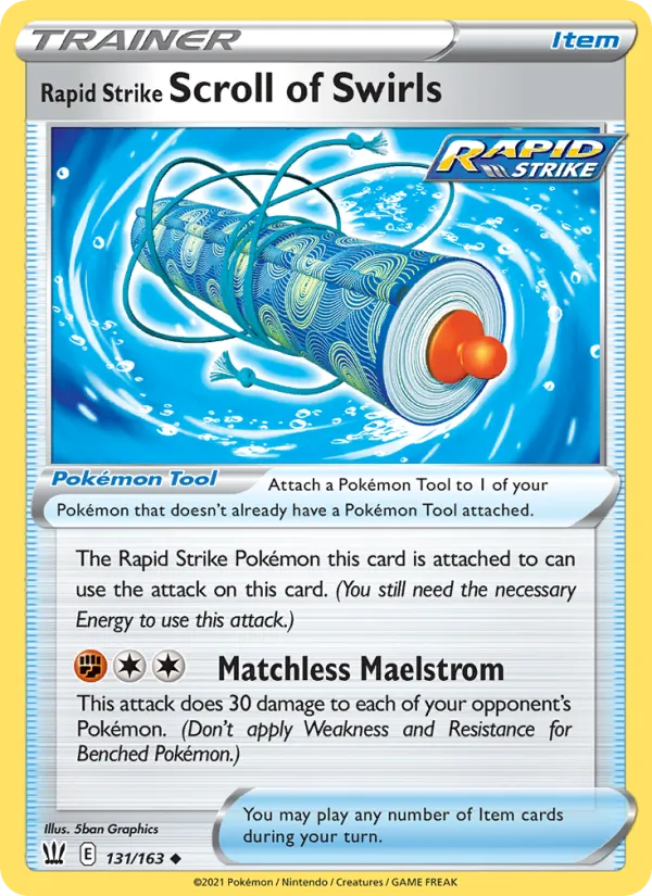 Rapid Strike Scroll of Swirls 131/163