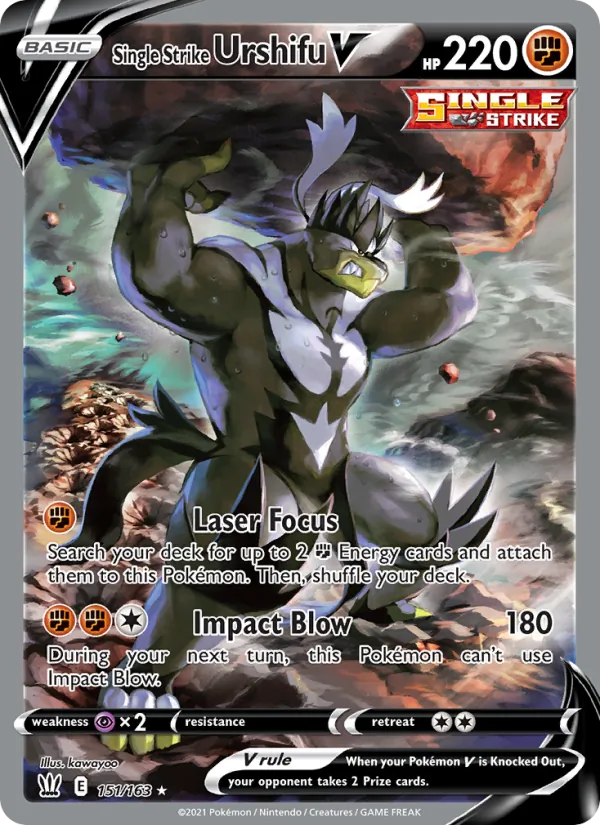 Single Strike Urshifu V 151/163