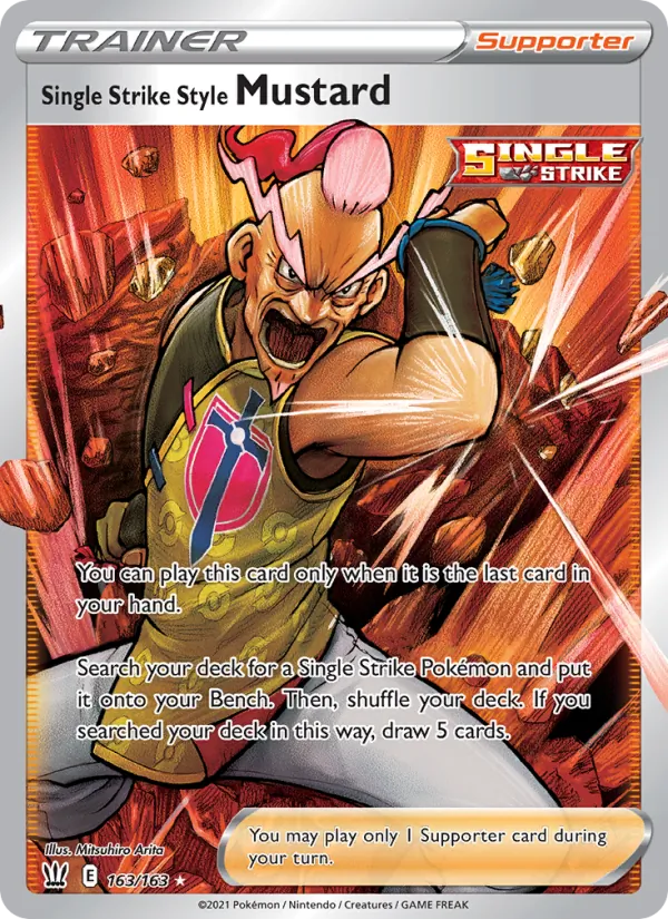 Single Strike Style Mustard 163/163