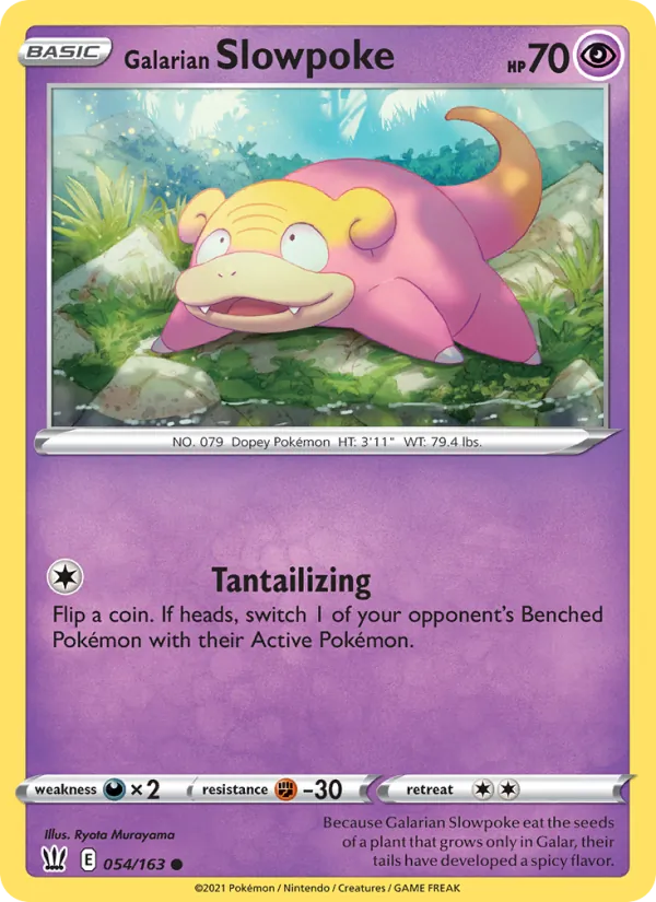 Galarian Slowpoke 54/163