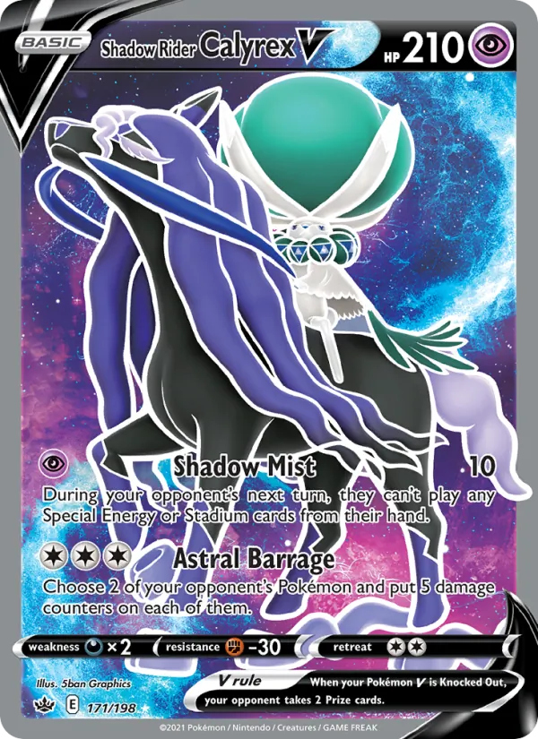 Shadow Rider Calyrex V 171/198